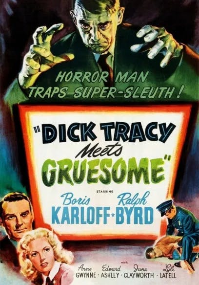Dick Tracy Meets Gruesome poster