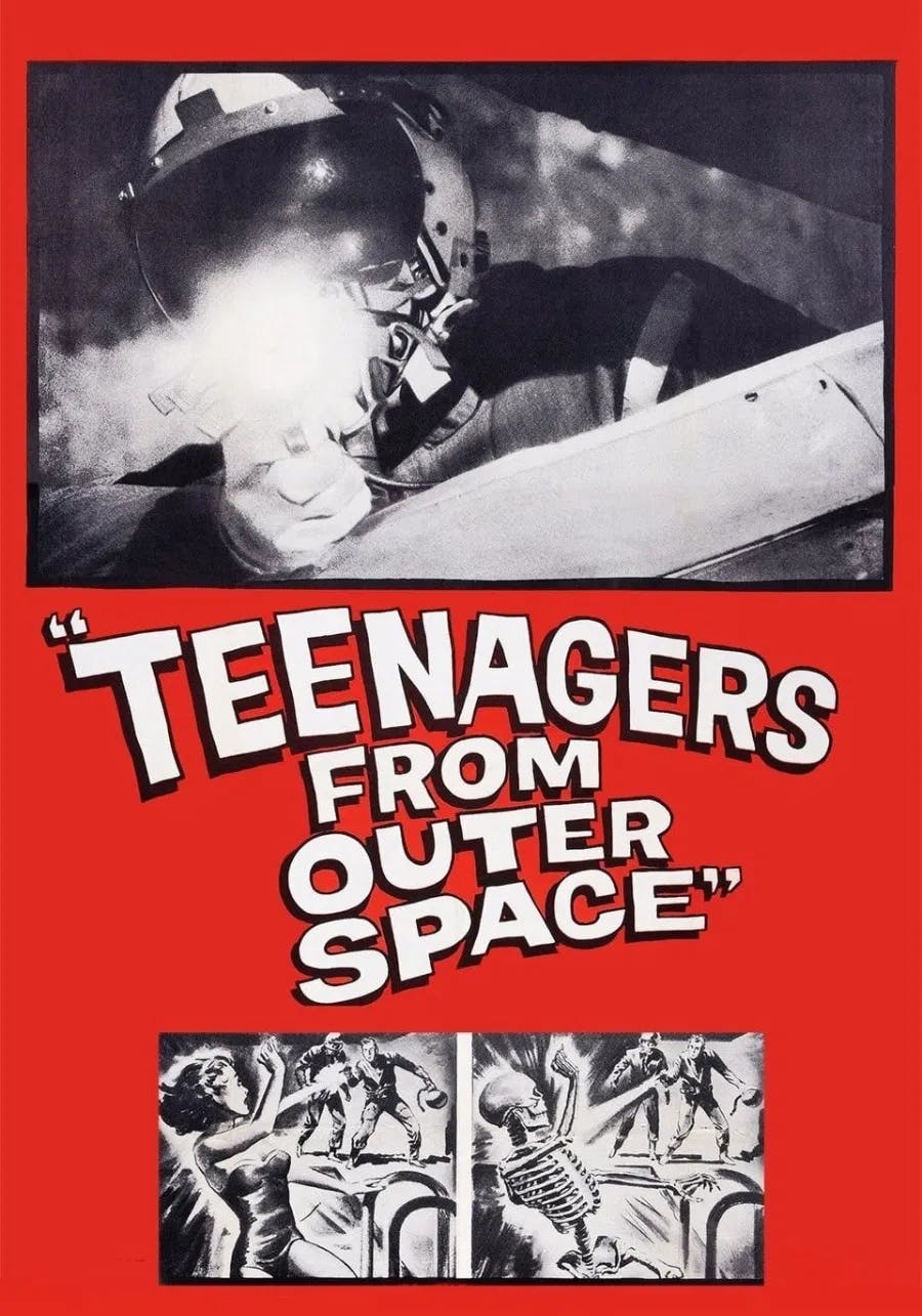 Teenagers From Outer Space poster
