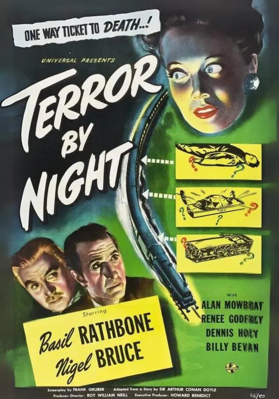 Sherlock Holmes in Terror By Night poster