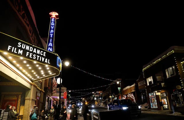 Nice access, if you get it: the crowds gather at the Egyptian Theater, epicenter of the Sundance Film Fest / Photo by Maya Dehlin, courtesy of Sundance Institute.