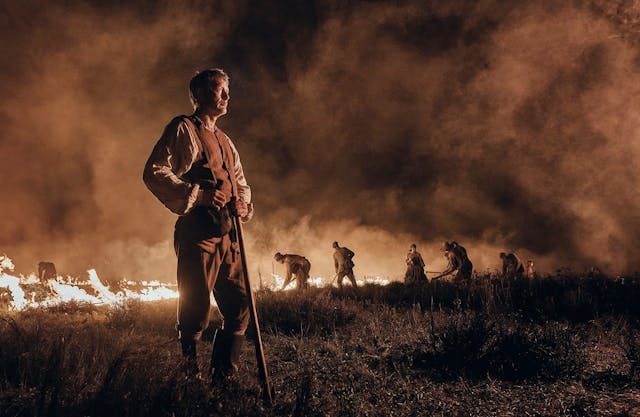 An old-fashioned old-world epic: Mads Mikkelsen surveys his domains in "The Promised Land" / Photo by Henrik Ohsten, courtesy of Magnolia Pictures.