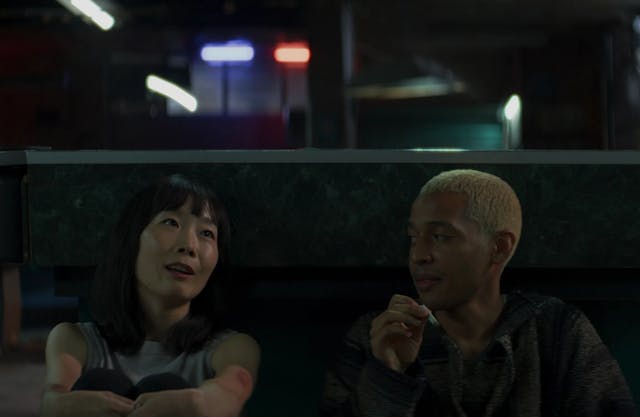 Soaked in love: Mayuko Nihei and Esteban Caicedo quickly form a deep bond in "Rain" / Photo courtesy of Central Films.