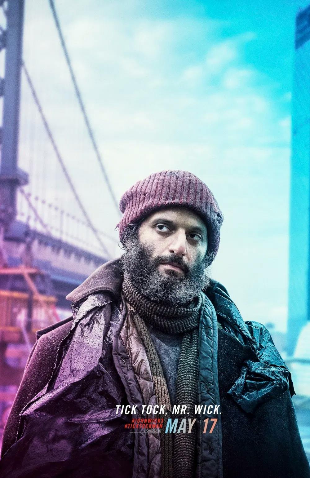Blink, and you'll miss Jason Mantzoukas in "John Wick Chapter 3: Parabellum," but you can stare at his character poster for as long as you want. / Courtesy of Lionsgate.