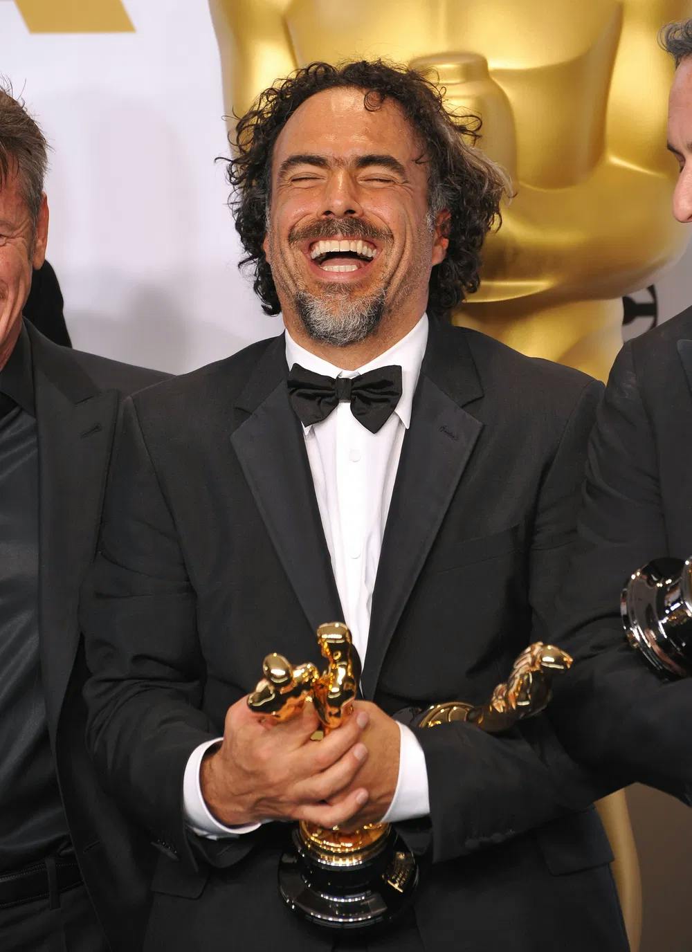 Guys, really...leave something for the others: Iñarritu and his 3 Oscars for "Birdman" / Photo courtesy of Dreamstime.