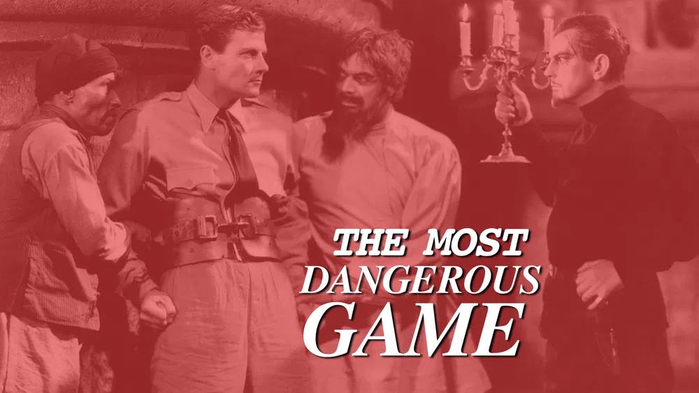 Joel McCrea is reduced by Leslie Banks' minions in "The Most Dangeorus Game." / Photo courtesy of Lewis Schoenbrun.