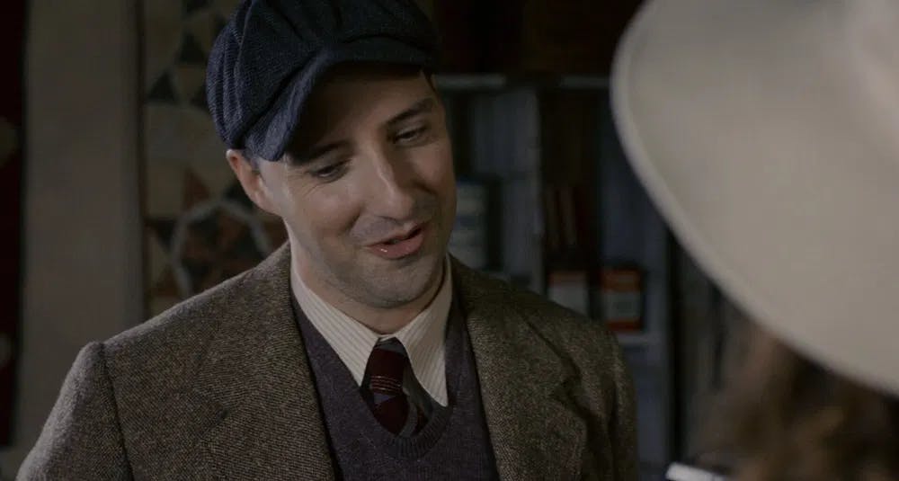 Buster, no more: Tony Hale is a serviceable romantic lead in "Brave New Jersey." / Still photo courtesy of The Shot Clock.