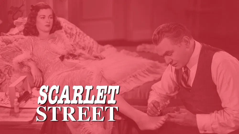 Of human bondage: Joan Bennet takes Edward G. Robinson for the proverbial ride in "Scarlet Street." / Photo courtesy of  Walter Wanger Productions.