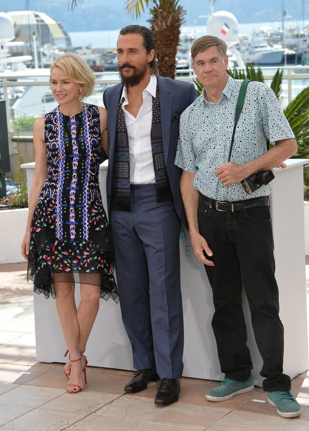 Drown in a "Sea of Trees": Naomi Watts, Matthew McConaughey, and director Gus Van Sant promote their 2015 film at Cannes. / Photo by Featureflash©, courtesy of Dreamstime.