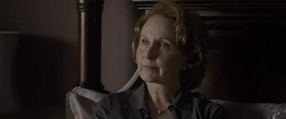 Mama knows better: Kate Burton sees trouble coming in "Bleeding Heart" / Photo courtesy of Gravitas Ventures.