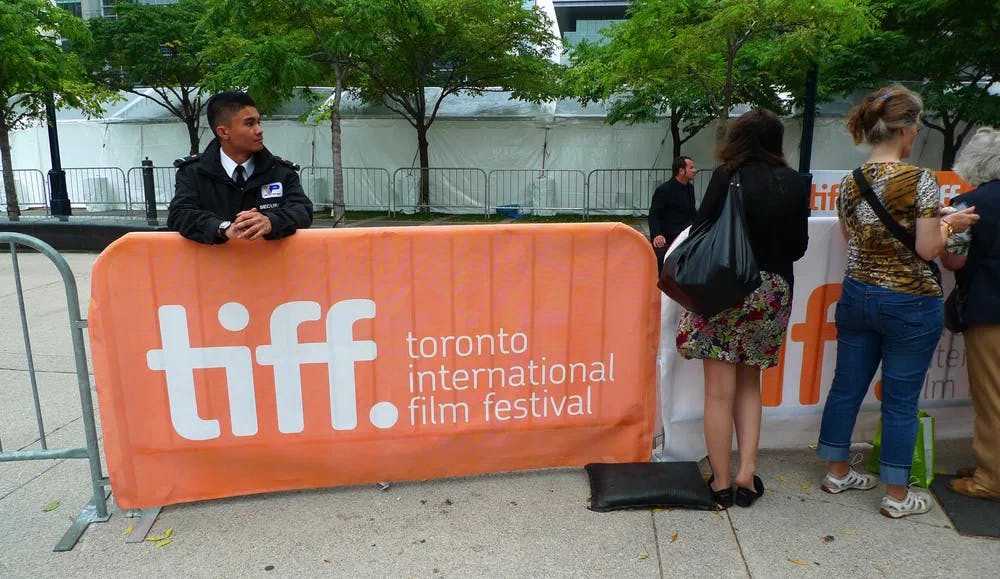 Security guard at TIFF 2023: "I'm the star now!" / Photo courtesy of Dreamstime.