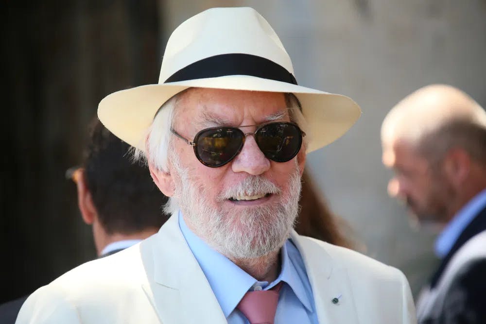 Donald Sutherland, still going strong at 88 years old. / Photo courtesy of Dreamstime.