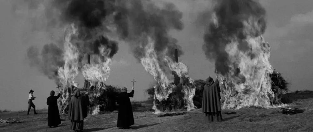 Burn, baby, burn!: an overzealous inquisitor victimizes women in the Czech classic "Witchhammer," included in the boxset "All the Haunts Be Ours" / Photo courtesy of Severin.