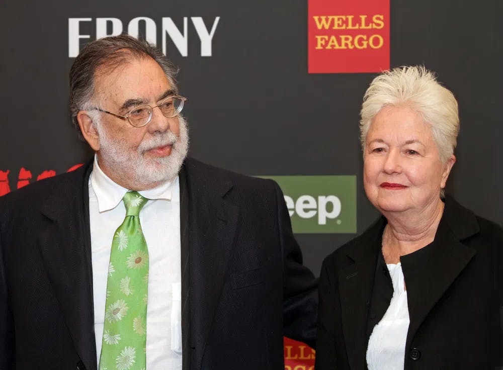 Francis Ford Coppola and wife Eleanor at a 2012 movie premiere / Photo by © Laurence Agron, Dreamstime.com