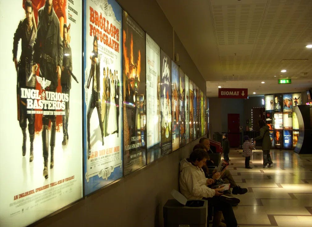 Old-world style: Do you need huge posters to promote your movie? / Photo by Elgaard Holger, courtesy of Creative Commons.