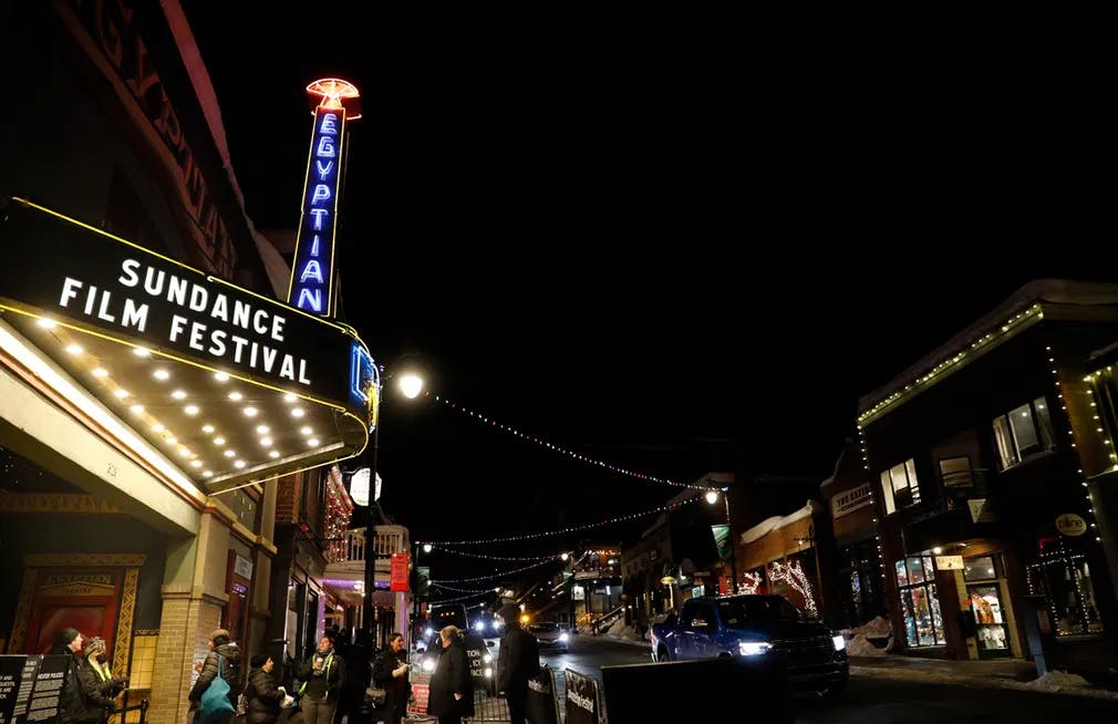 Nice access, if you get it: the crowds gather at the Egyptian Theater, epicenter of the Sundance Film Fest / Photo by Maya Dehlin, courtesy of Sundance Institute.
