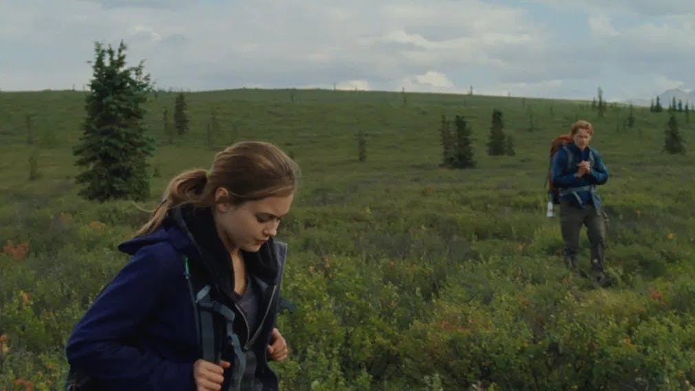 Ella Purnell goes along with Bruce Greenwood deep into Alaska in "Wildlike" / Photo courtesy of Greenmachine Film.