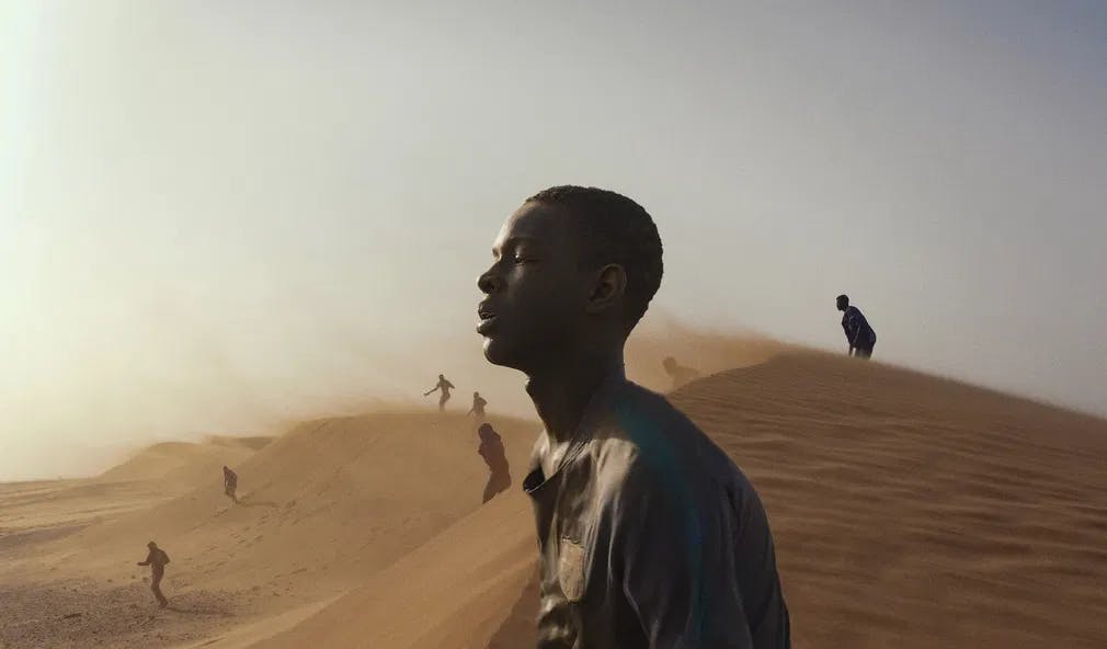 Saharan purgatory: Seydou Sarr faces an odyssey in Matteo Garrone's Oscar-nominated "Io Capitano" / Photo courtesy of Cohen Media Group.