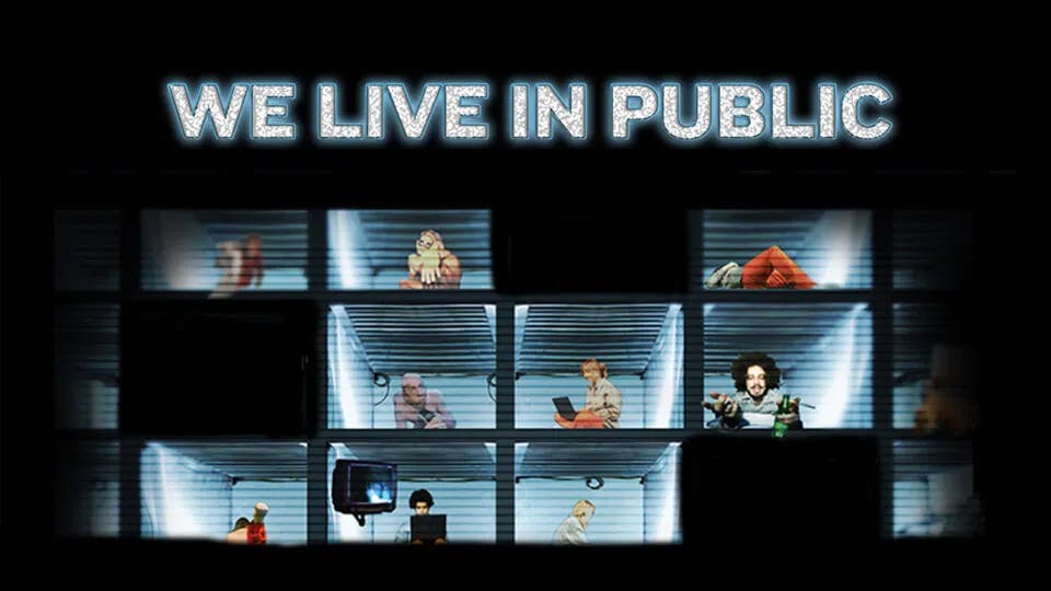 We Live in Public | poster HorizontalMini